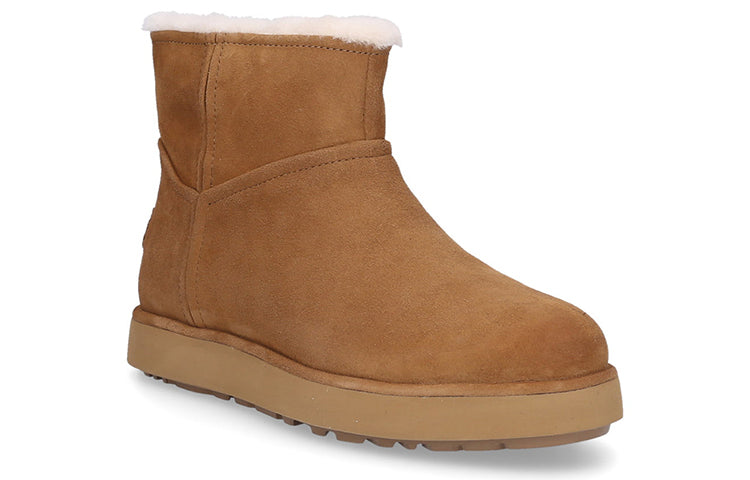 (WMNS) UGG Classic Mini BLVD Snow Boots Brown 1108143-BUN