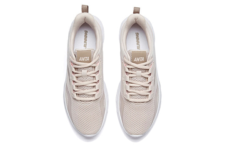 (WMNS) ANTA Running Series Sneakers 'Lotus Ash and Ivory White' 922015523-2