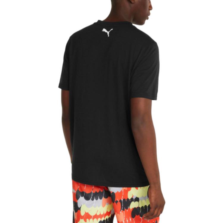 PUMA All Tournament Basketball T-Shirt 'Black White' 532132-08