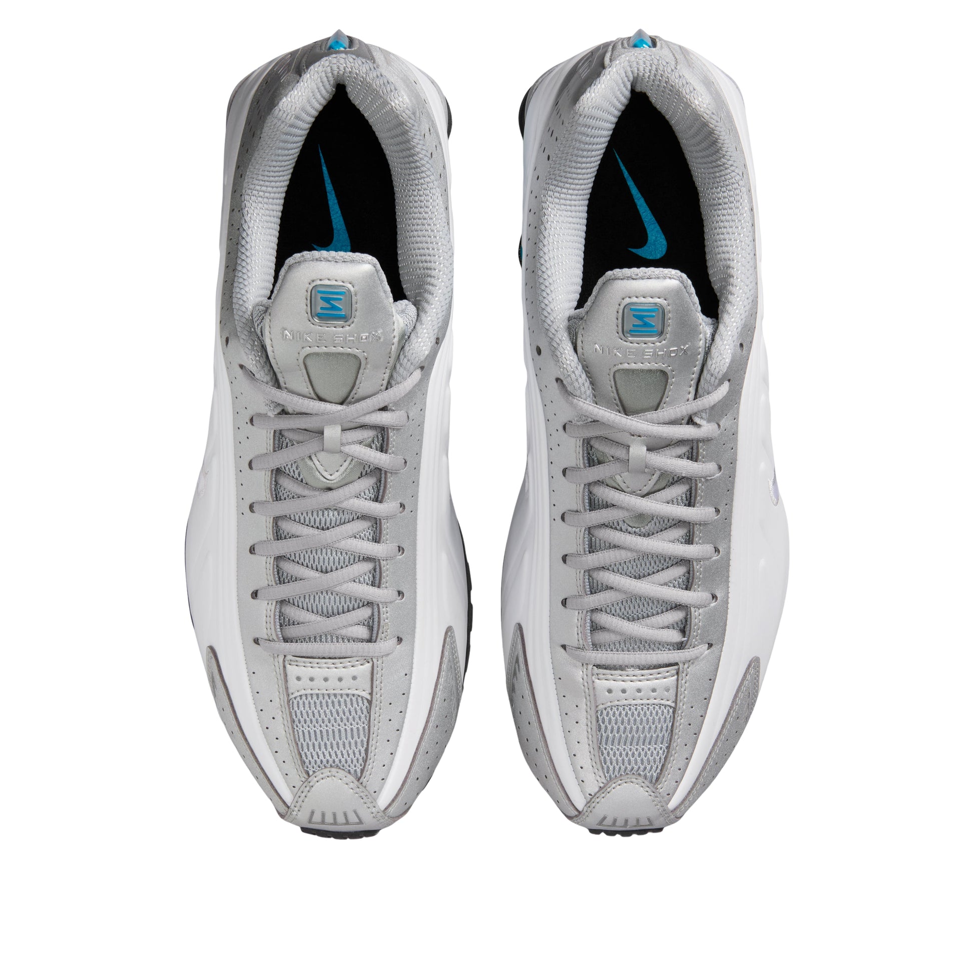 Nike Shox R4 'Metallic Silver White Blue Lagoon' HQ1988-005