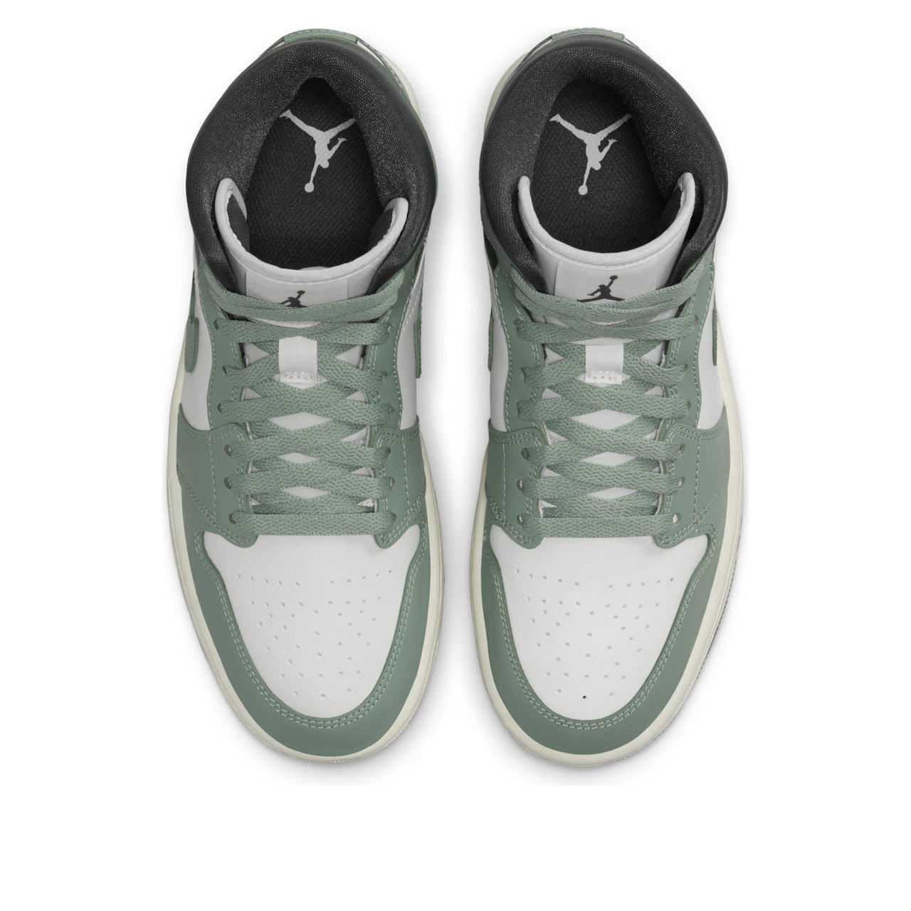 (WMNS) Air Jordan 1 Mid 'Jade Smoke' BQ6472-130