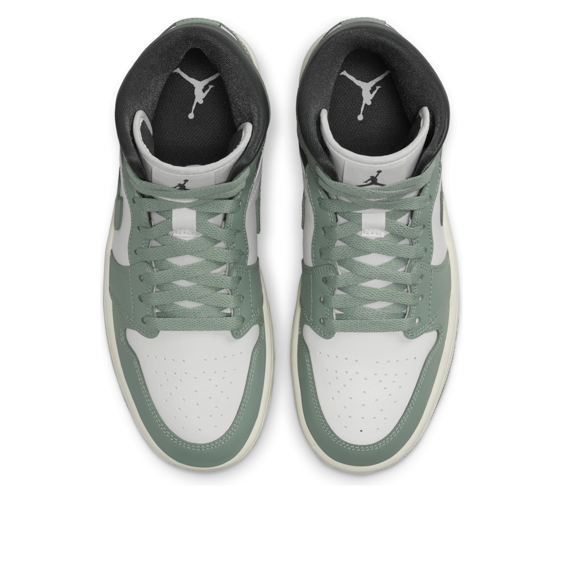 (WMNS) Air Jordan 1 Mid 'Jade Smoke' BQ6472-130