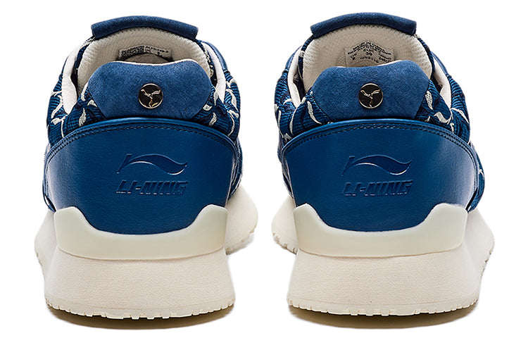 (WMNS) Li-Ning 1990 Running Shoes 'Blue White' ALFR128-2