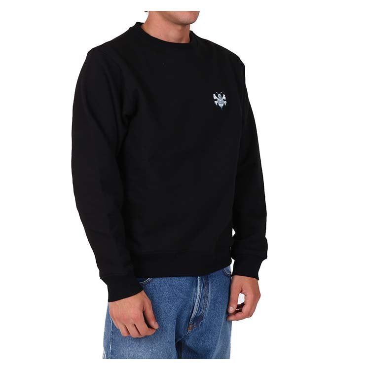 DIOR And Shawn Stussy Bee Embroidered Oversized Sweatshirt For Men Black 033J603C0531-C985
