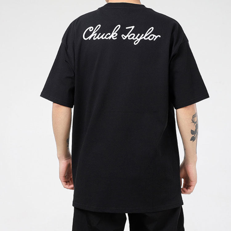 Men's Converse Classic Chuck Printing Short Sleeve Black 10020931-A02