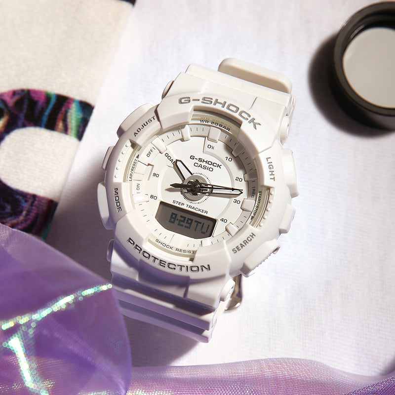 CASIO G-Shock Analog-Digital 'White' GMA-S130-7A