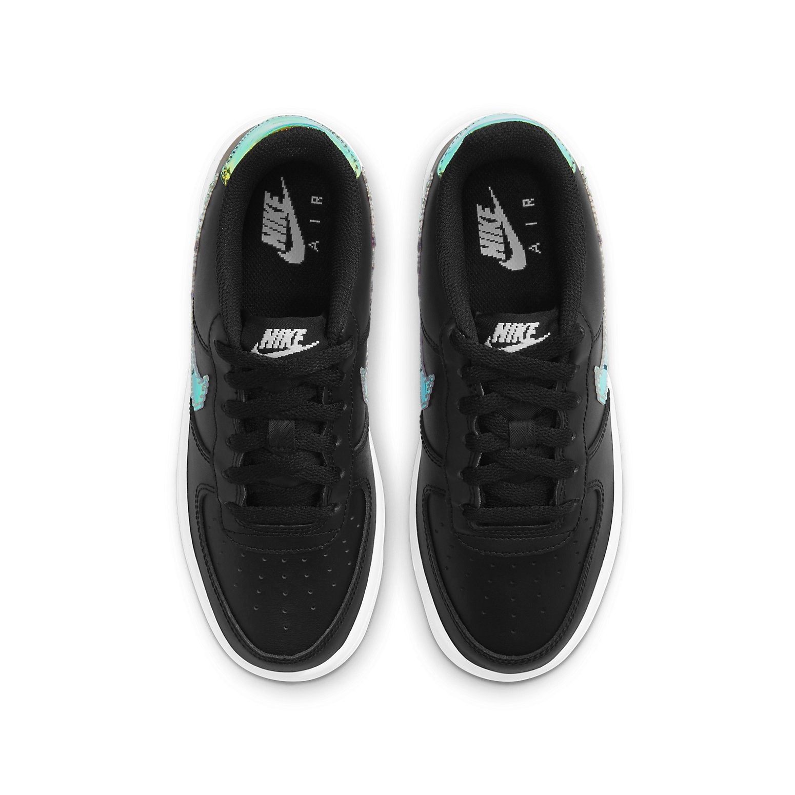 (GS) Nike Air Force 1 LV8 'Digital Swoosh - Black' CW1577-002