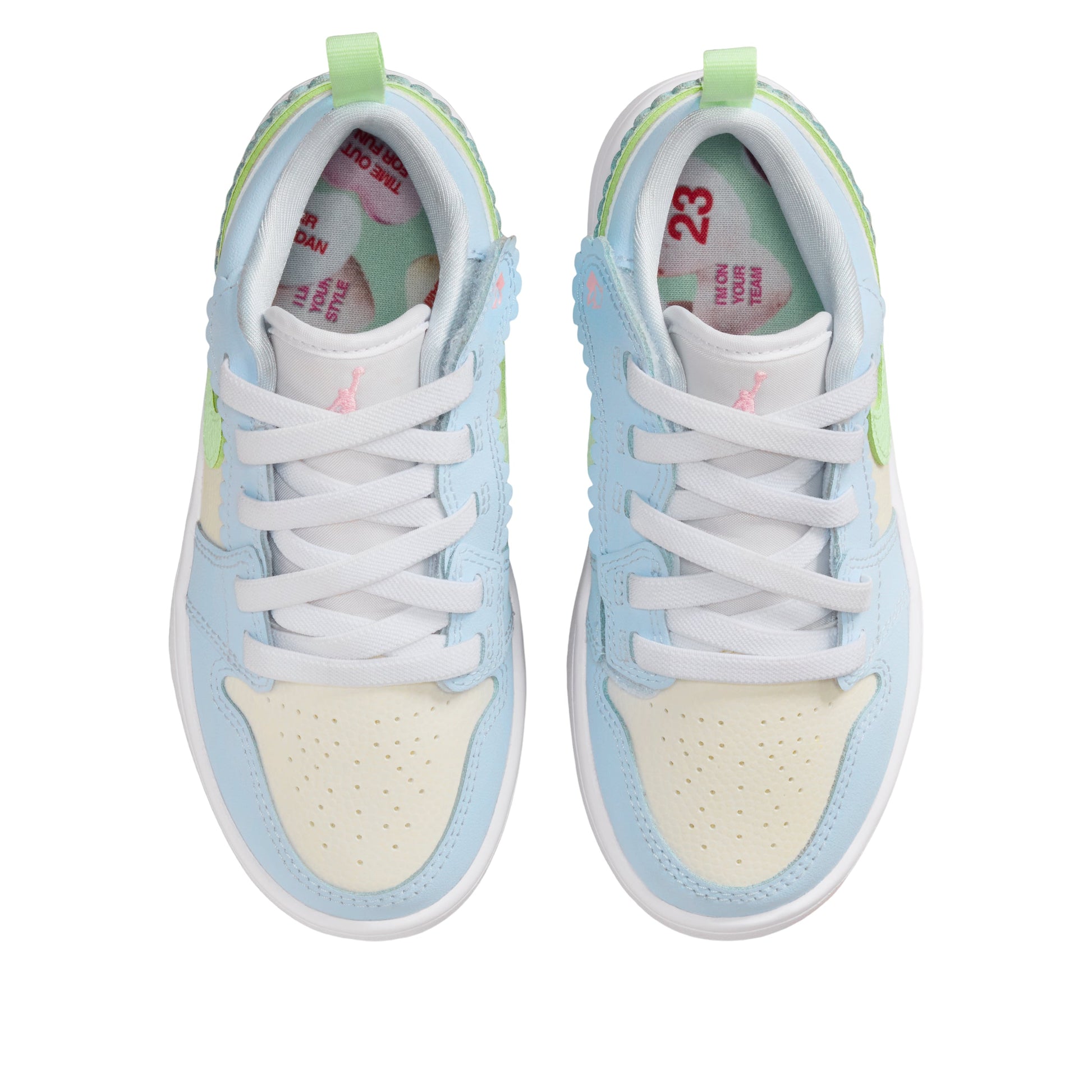 (PS) Air Jordan 1 Low ALT SE 'Half Blue Sail Vapor Green' IB7117-403