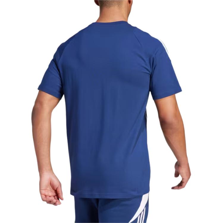 adidas Tiro 24 Sweat T-Shirt Asia Sizing 'Navy Blue' IR9347