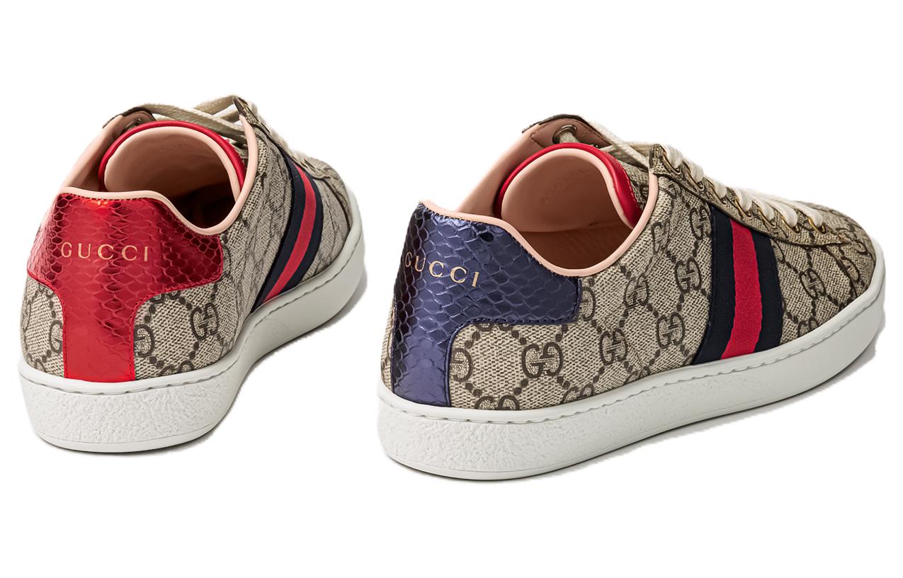 (WMNS) Gucci Ace GG Supreme 'Beige' 499410-96G50-9768