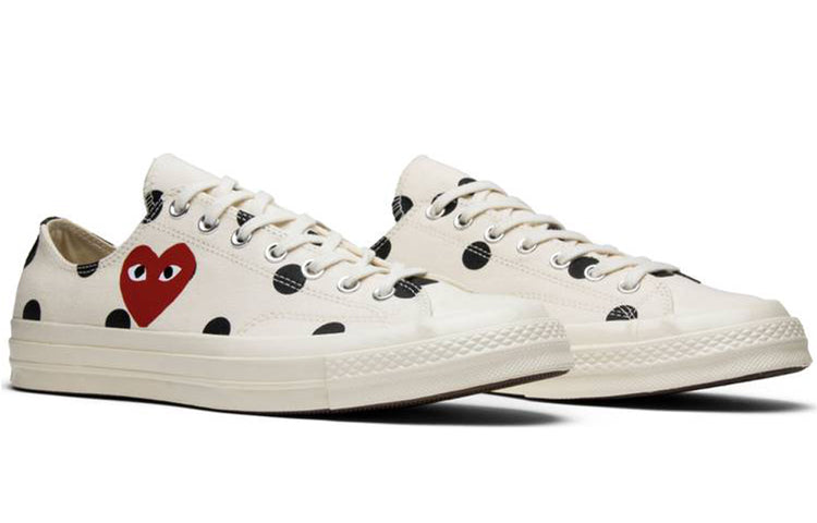 Converse x COMME des GARCONS PLAY Chuck 70 Low 'White Polka Dot' 157249C