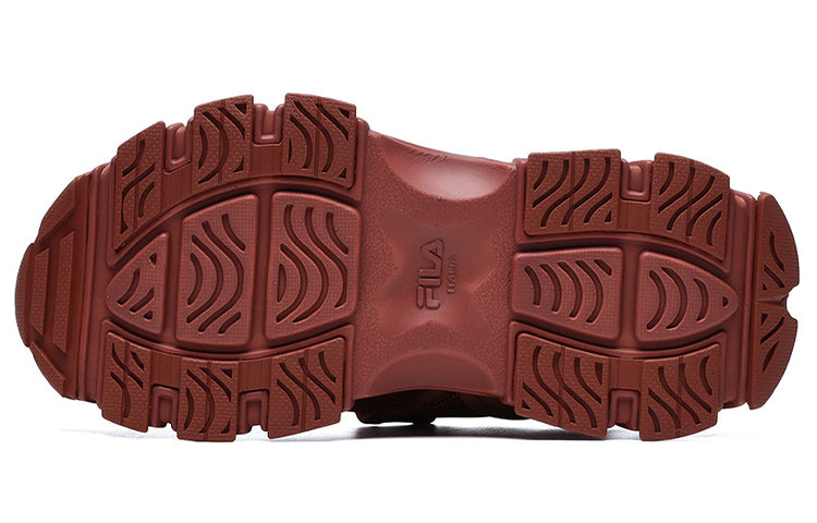 (WMNS) Fila Fusion Sandals 'Dark Red' T12W125401FCN