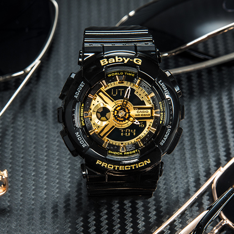 CASIO Baby-G 'Black Gold' BA-110-1A