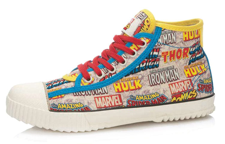 (WMNS) Li-Ning x MARVEL Comics Graphic Classic Canvas Shoes 'Multi-Color' ALAK124-2