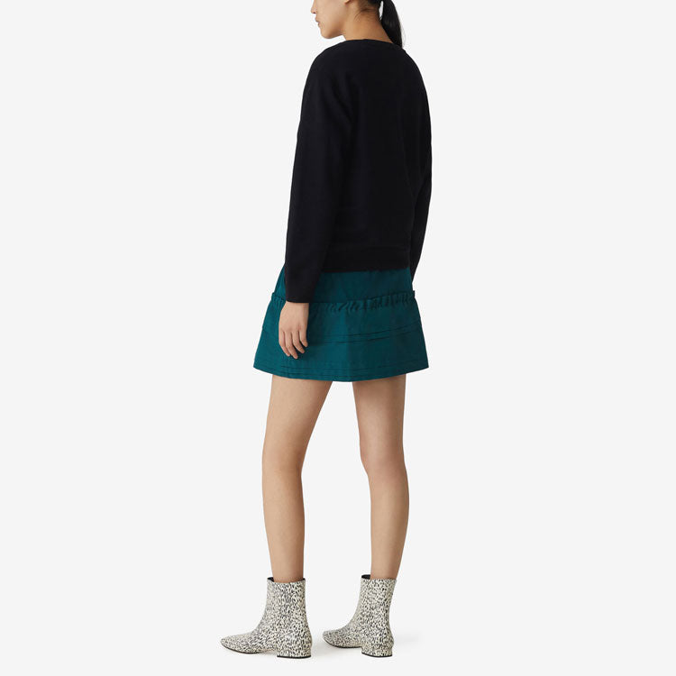 (WMNS) KENZO Casual Round Neck Pullover Long Sleeves Hoodie Black FA62SW8214MD-99