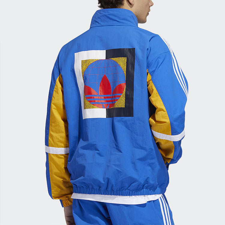 adidas originals Globe Tt Sports Woven Jacket Royal blue GD2092