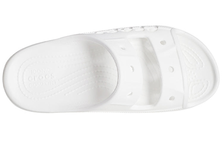Crocs Fashion Casual Unisex White Slippers 207627-100