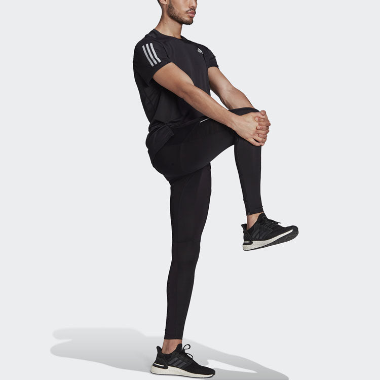 adidas Own The Run Casual Sports Tight gym pants Black H58595