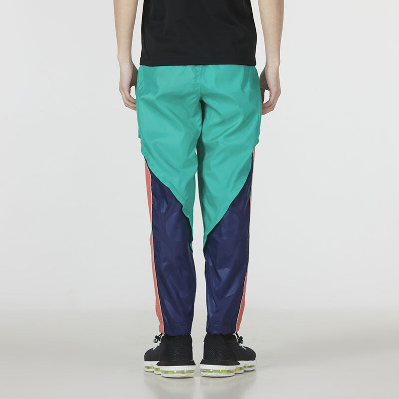 Men's Nike Logo Splicing Contrasting Colors Training Sports Pants/Trousers/Joggers Green DA5679-372