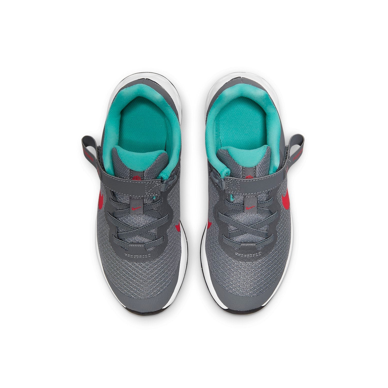 (PS) Nike Revolution 6 FlyEase 'Smoke Grey Siren Red' DD1114-006