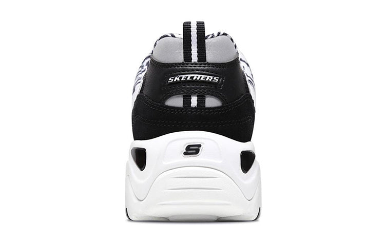 (WMNS) Skechers D Lites 2.0 Low-Top Daddy Shoes Black/White 99999672-BKW