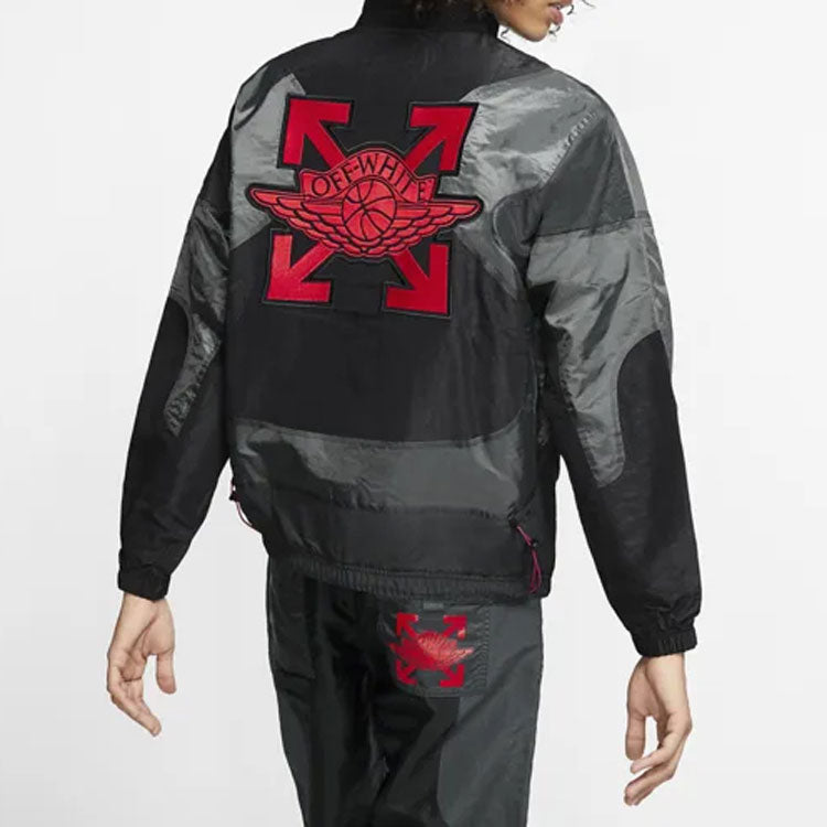 Air Jordan x Off-White Woven Jacket 'Black' CV0550-010