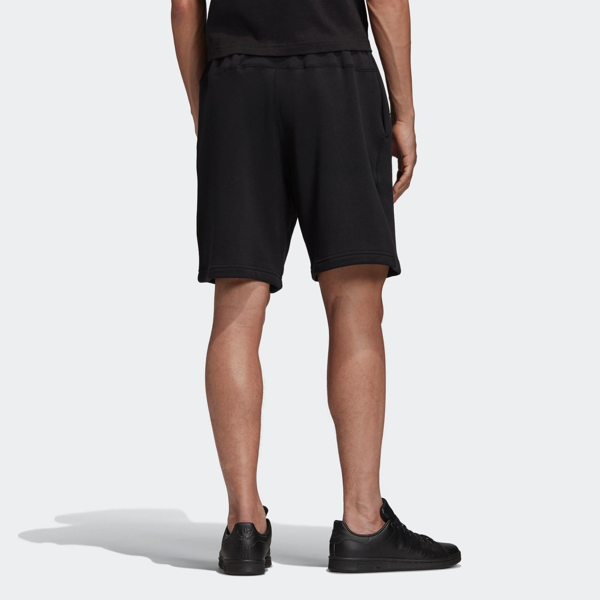 Men's adidas originals Double Label Sports Black Shorts ED7233