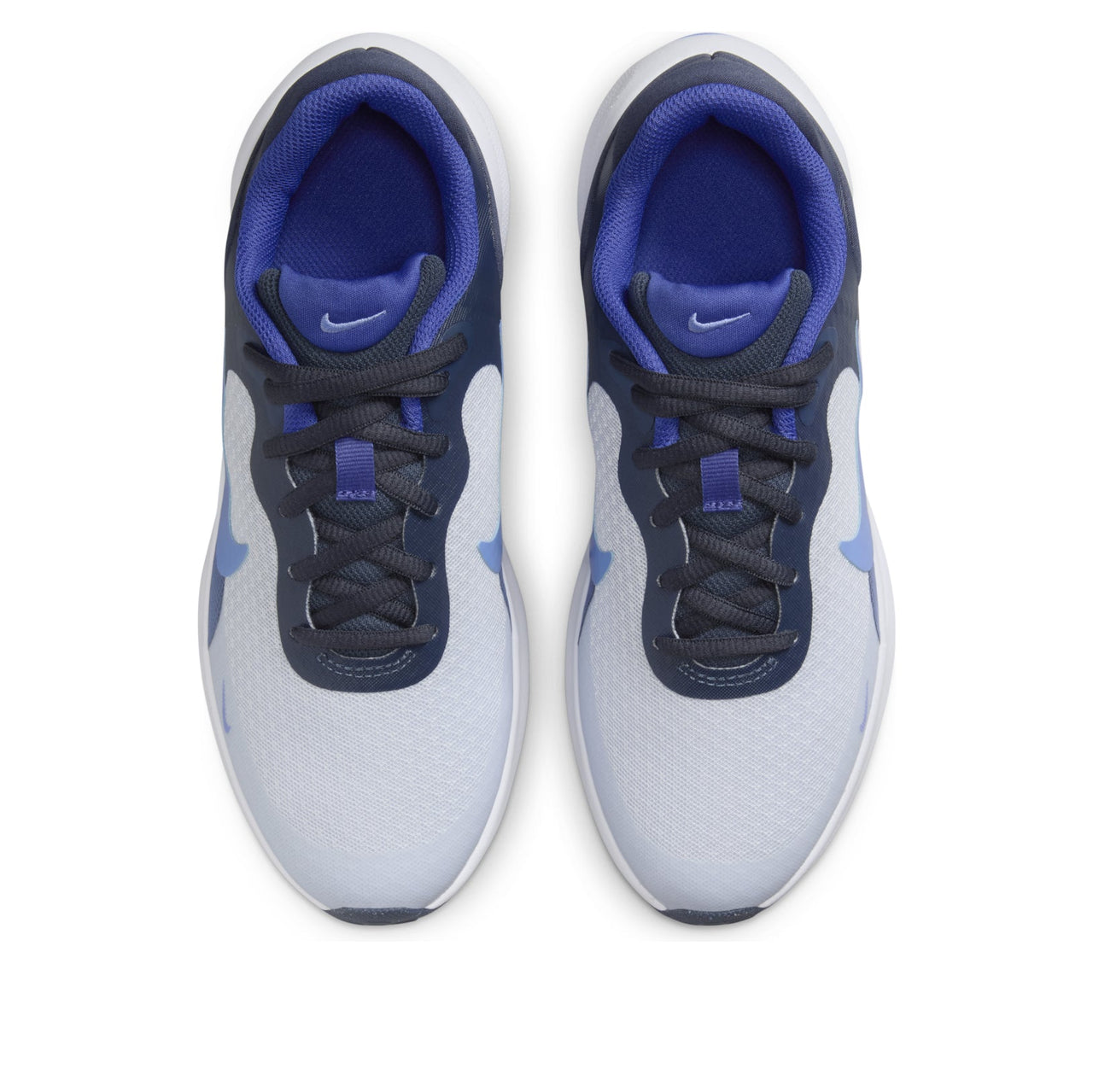 (GS) Nike Revolution 7 'Football Grey Royal Pulse' FB7689-007