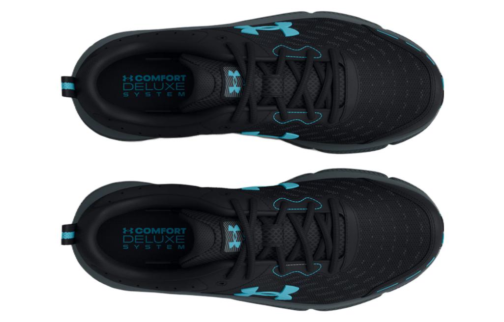 Under Armour Charged Assert 10 'Black Blue Surf' 3026175-003