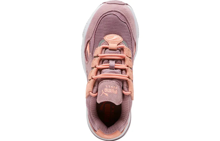(WMNS) PUMA Unisex Faux Fur Street Style Plain Logo Low-Top Sneakers Pink 370741-07