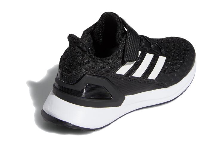 (PS) adidas RapidaRun J 'Black White' EF9258