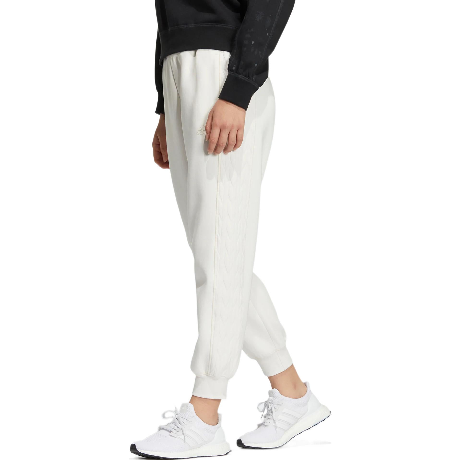 (WMNS) adidas Met Knitted Pants Asia Sizing 'Whtie' HM7113