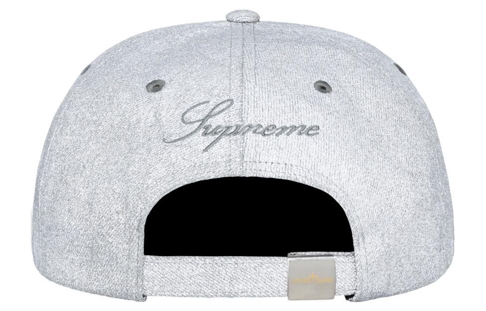 Supreme FW23 Week 10 STONE ISLAND Twill 6-Panel Cap 'Grey' SUP-FW23-2419