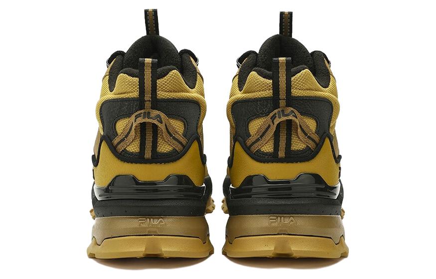 FILA Classic Court Shoes 'Black Yellow' F12M342125FBH