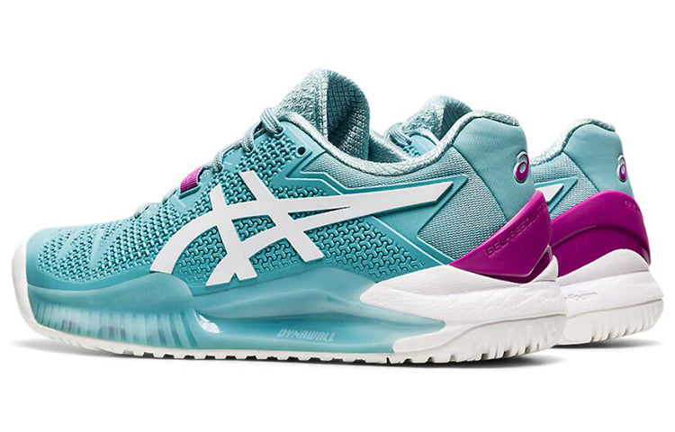(WMNS) ASICS Gel Resolution 8 Wide 'Smoke Blue' 1042A097-403