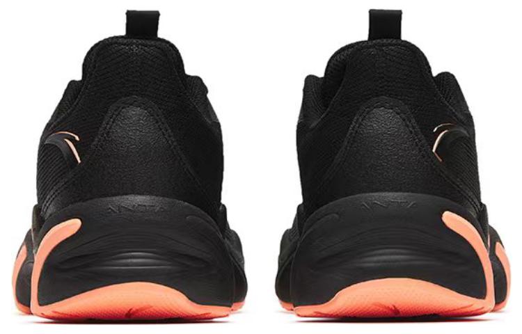 (WMNS) ANTA Keep Moving 'Black Orange' 122245523-1