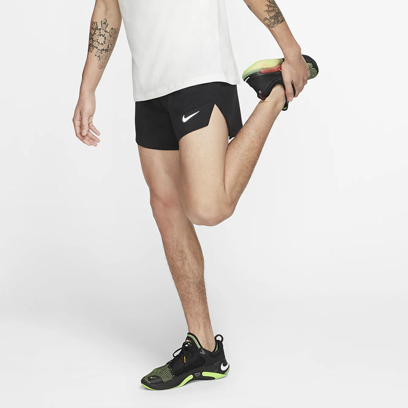 Nike M Nk Df Fast 4in Short Breathable Athleisure Casual Sports Running Shorts Black CJ7847-010