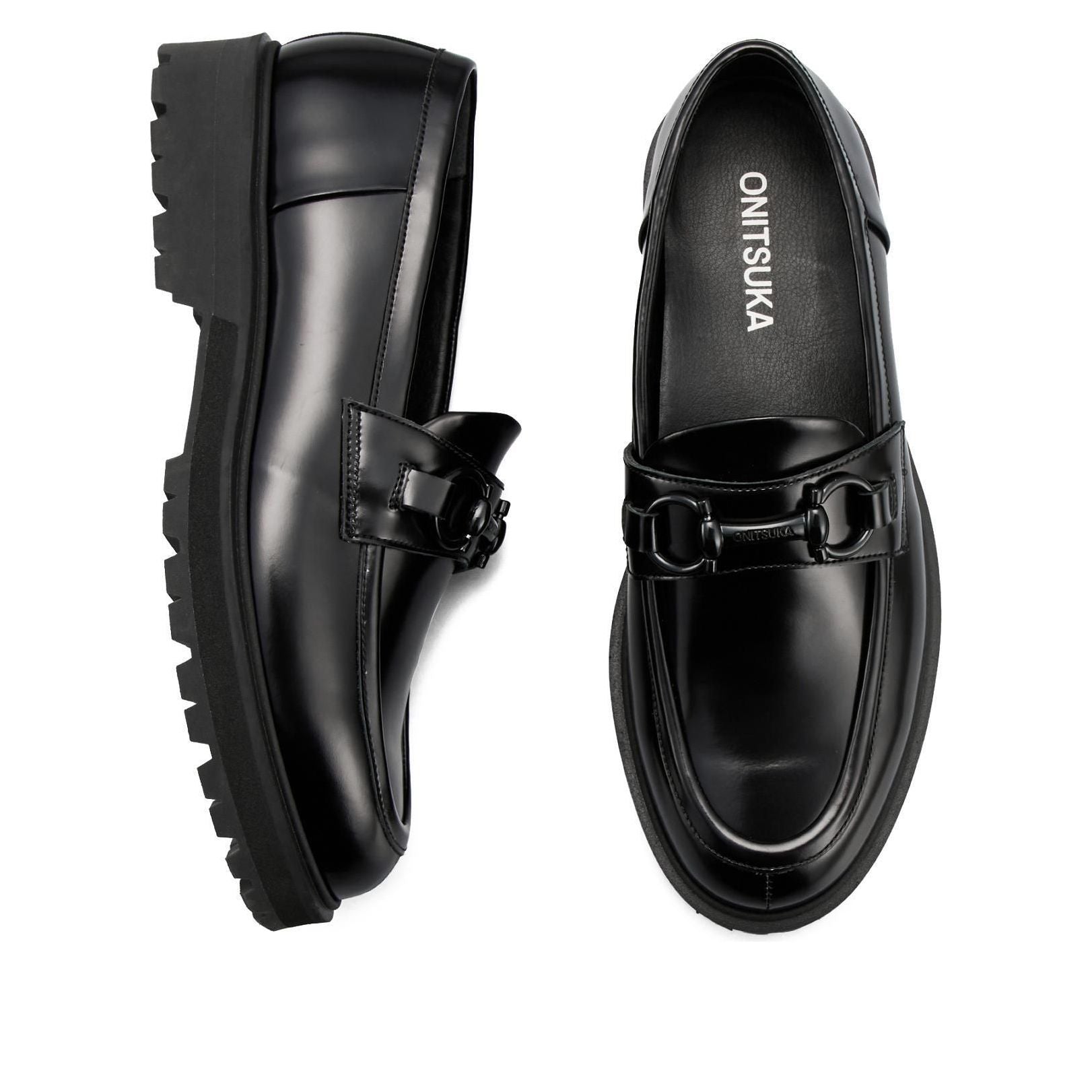 (WMNS) Onitsuka Tiger Bit Loafer 'Black' 1182A641-001