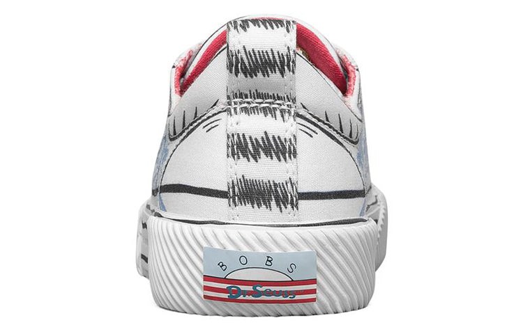 (WMNS) Dr. Seuss x Skechers Bob's B Wilder Low-Casual Shoes White/Blue/Black 113594-WMLT