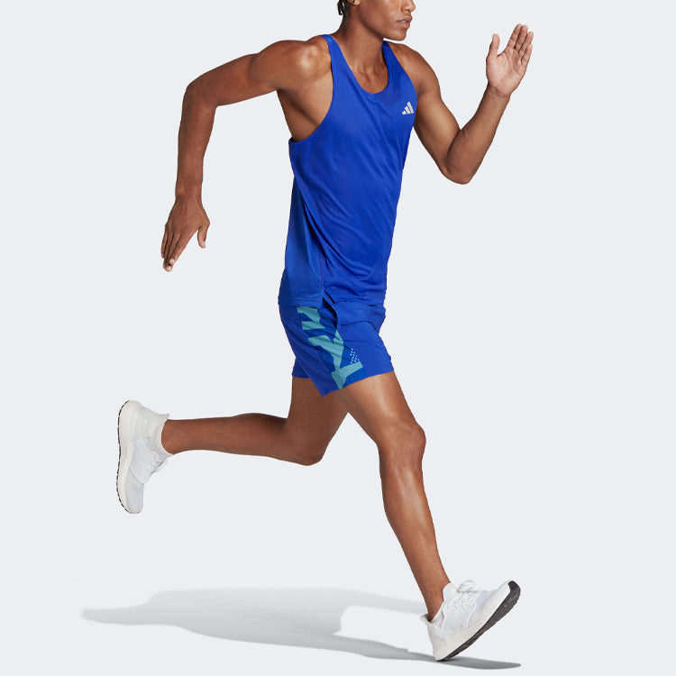 adidas Own the Run Seasonal Shorts 'Blue' HM8434