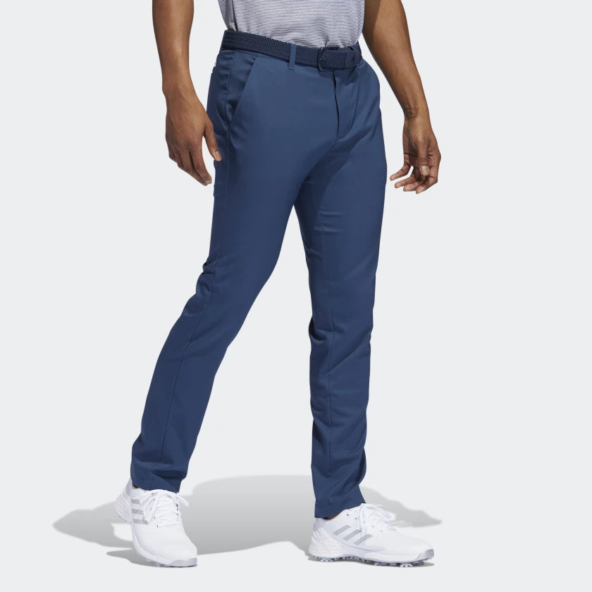 Men's adidas Solid Color Logo Straight Casual Pants/Trousers Blue HA6205
