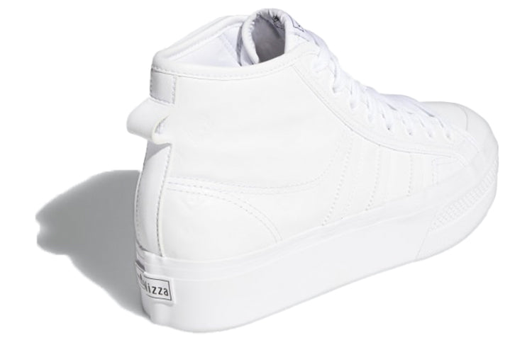 (WMNS) adidas Nizza Platform Mid 'Cloud White' FY7602