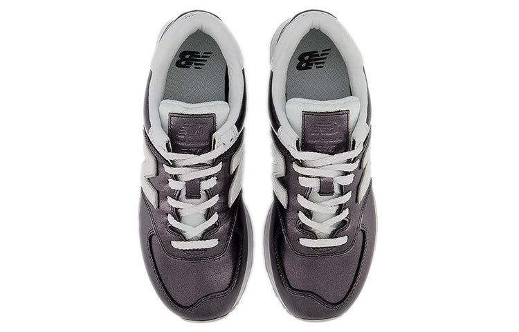 (WMNS) New Balance 574v2 'Black Metallic White' WL574LD2