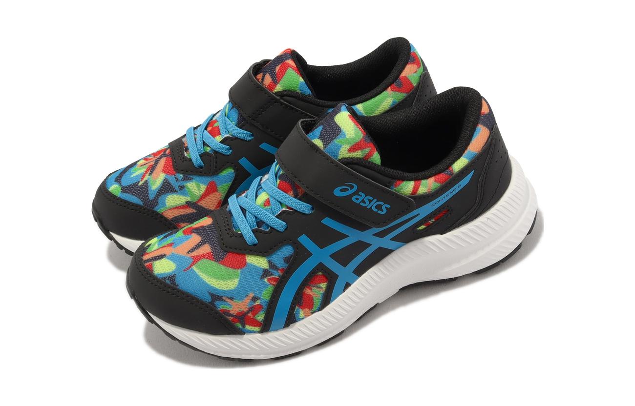(PS) ASICS Contend 8 'Black Island Blue Camo' 1014A293-003
