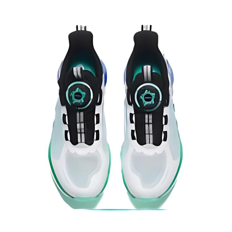 (GS) ANTA Running Series Sneakers 'White Blue Green' A312425577-2