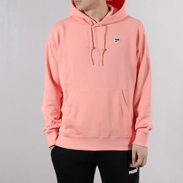 PUMA Logo Knit hooded Pullover Pink 579110-19