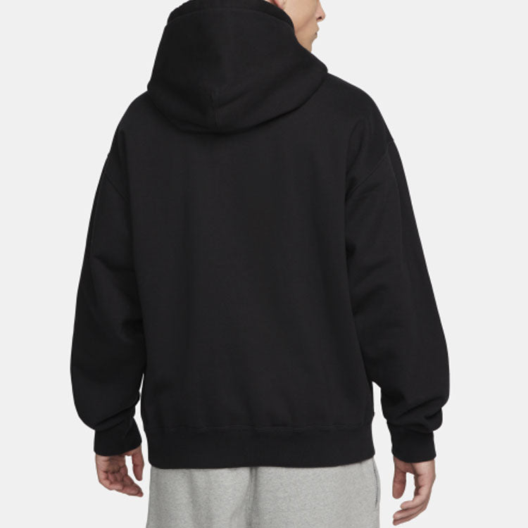 Nike x Stussy Logo Hoodie Asia Sizing 'Black' DN4029-010