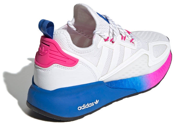 (WMNS) adidas ZX 2K Boost 'White Pink Blue' FY0605