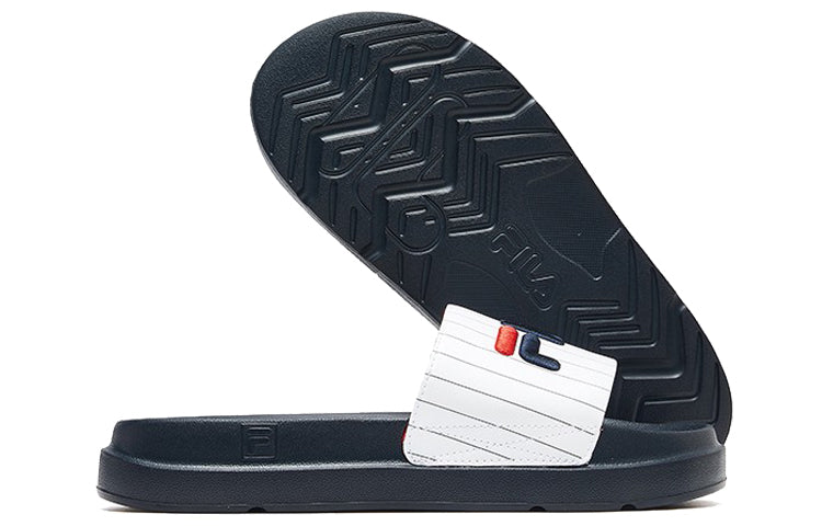 (WMNS) FILA wedge sandal Blue/White F12W024610FWN
