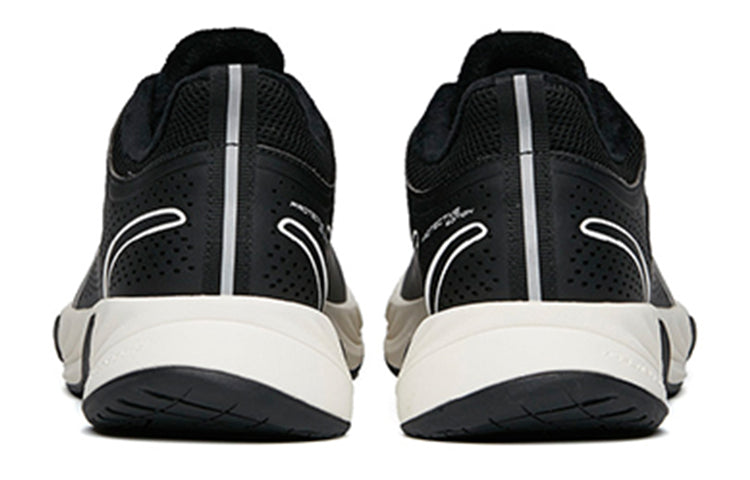 ANTA Running Series Sneakers Fleeced 'Black White' 112145523-12